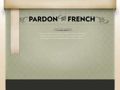 Website design french graphic design pardon my french sarah mick web design website