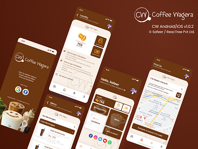 Coffee House Minimalist Mobile Application Design angular app coffee coffee house coffee shop design figma figma design firebase flutter food food menu loyalty loyalty app minimal minimalist mobile app mobile ui navigation