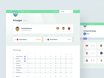 Fifa Tournament App admin app clean dashboard design fifa interface sports tournament ui website xbox