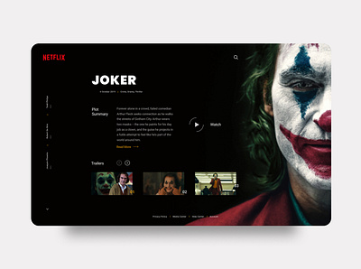 Netflix Website Redesign