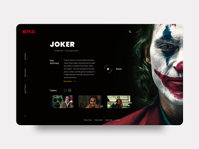 Netflix Website  Redesign