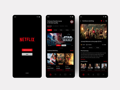 Netflix Mobile App Redesign