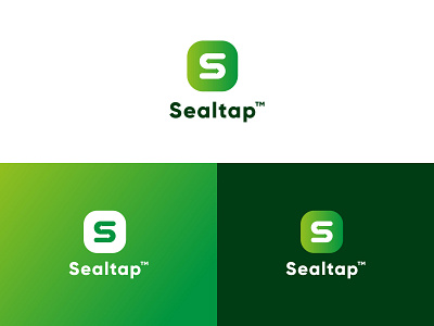 SealTap Logo ashique ukkadan branding clean exchange file exchange file sharing file transfer flat geometric geometric art geometric design green logo minimal s logo secure signature simple symbol transfer