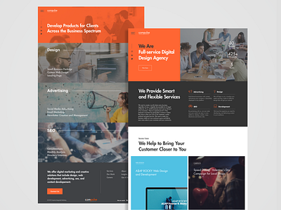 compulse - websiten redesign agency agency website header homepage design landing page landing page design ui ui design