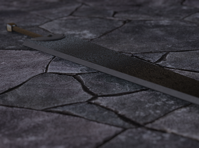 Dragonslayer - Berserk 3d 3d art berserk blender blender3d dragonslayer lowpoly