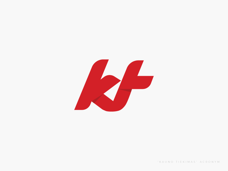 K T logo designed by ieva.. 