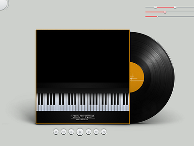 Minimal Music Album Cover