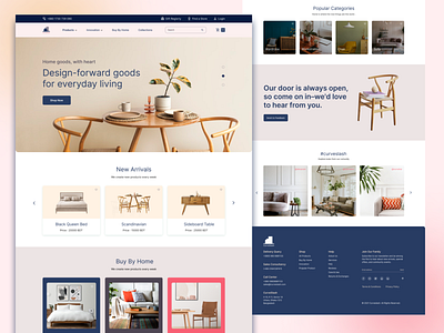 eCommerce : Furniture shop Homepage by Asad Hossain on Dribbble