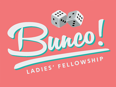 Bunco! design event design game illustration vector