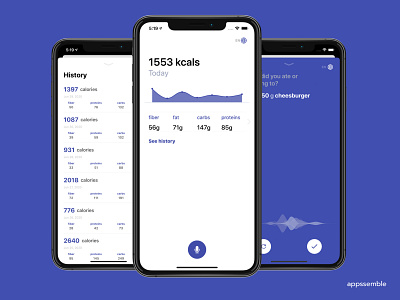 voicecal - voice calories counter