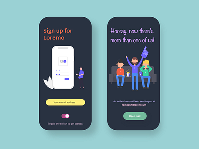 Daily UI :: 001 - Sign Up app dailyui dailyui 001 dailyuichallenge design mobile app ui