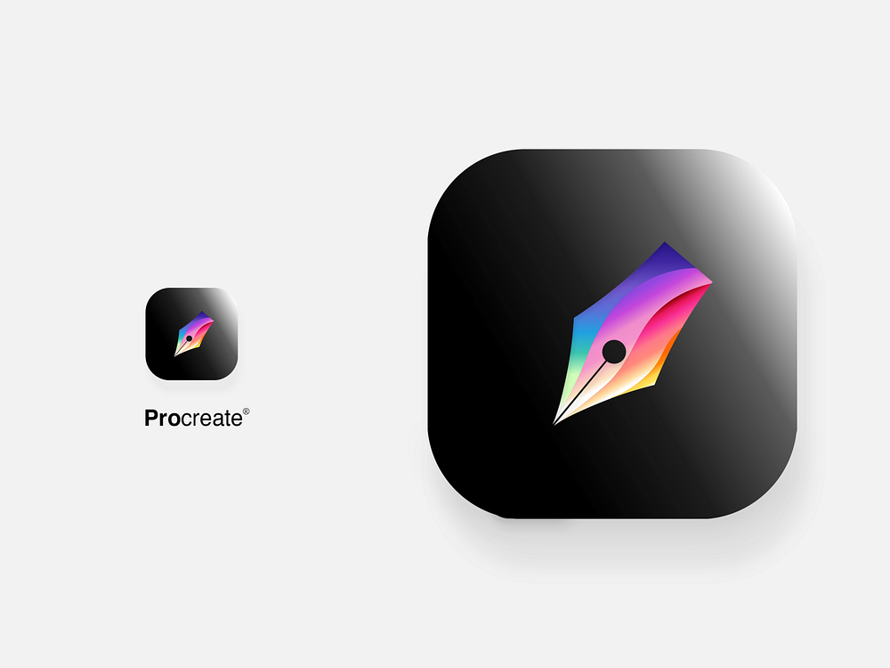 Procreate App Icon Redesign by Anika Aggarwal on Dribbble