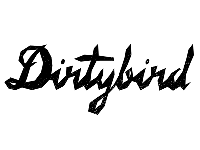 Dirtybird 2 dirtybird logo script type