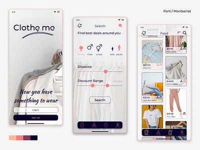 Clothe.me app concept