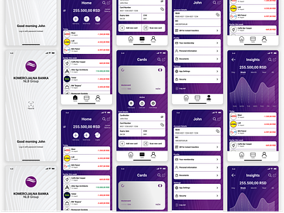 Banking app concept