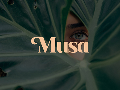 Musa Logo Design app beauty app beauty logo beauty product beauty salon brand identity branding logo logo design logo design concept