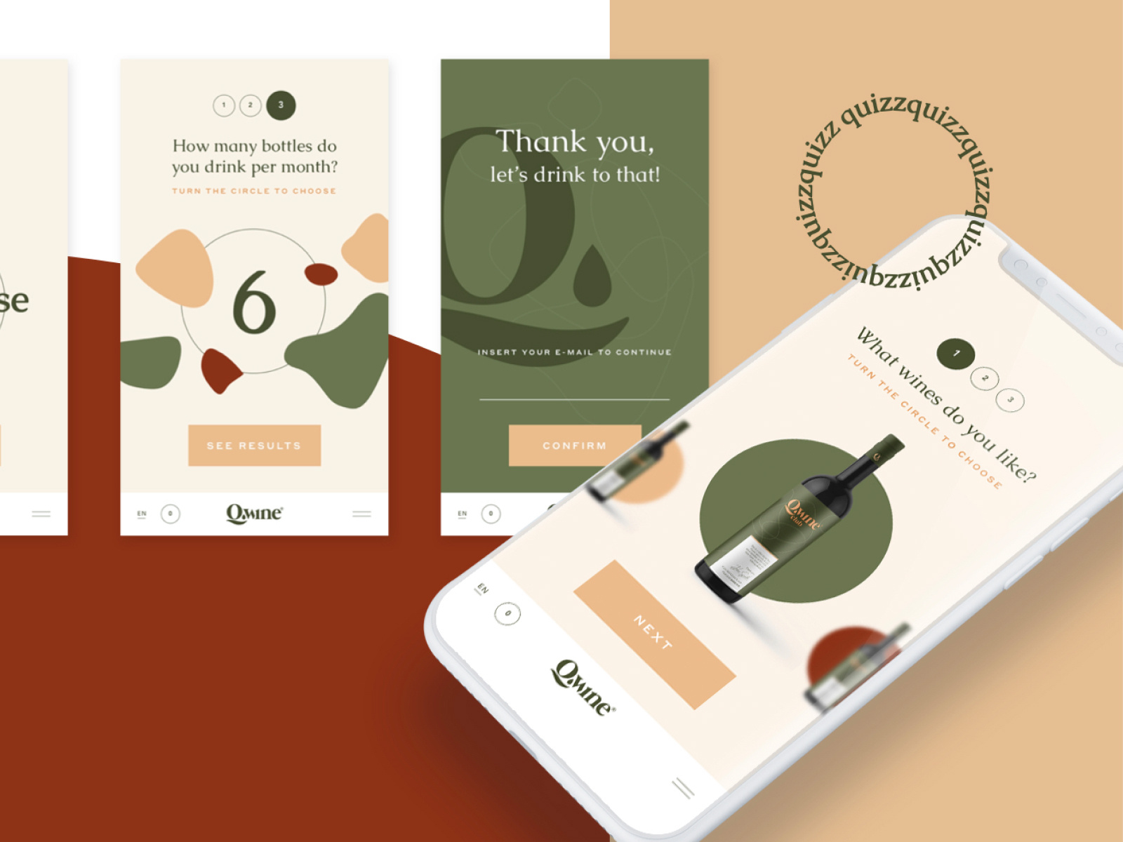  App Quizz for a Wine Club Membership by Twistag on Dribbble