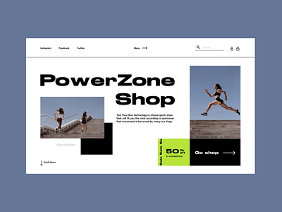 UX/UI Design Concept for Sport Shop