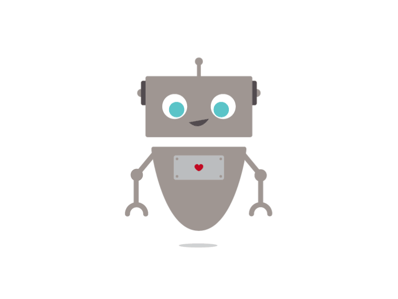 Robby Waving after effects animation code codecrush gif illustration illustrator robot technology vector