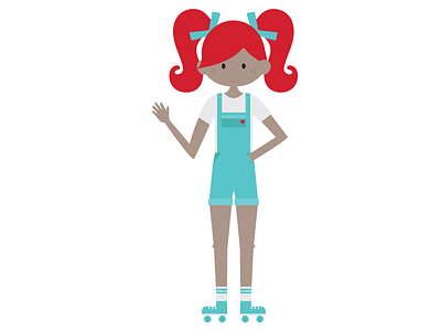 Ruby character code codecrush girl illustration illustrator rails ruby technology vector