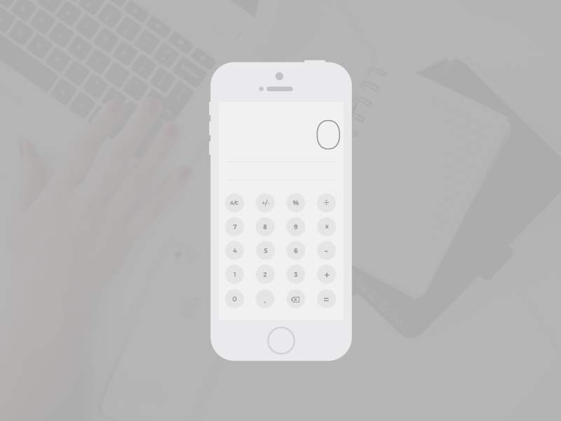 Daily UI Challenge | Day Four | Calculator