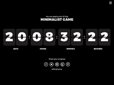 Daily UI Challenge | Day Fourteen | Countdown Timer 014 challenge countdown dailyui game minimal minimalist screen timer ui user ux