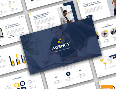 Agency - Business Multipurpose Presentation Template agency business clean colorful company corporate creative modern photography pitchdeck portfolio simple startup studio unique yeen