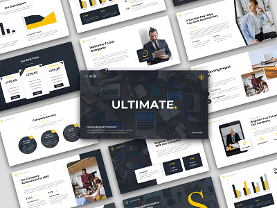 Ultimate - Multipurpose Business Presentation Template agency business company company profile corporate creative data report diagram ecommerce elegant entrepreneur excel finance modern pitchdeck portfolio powerpoint presentation ultimate