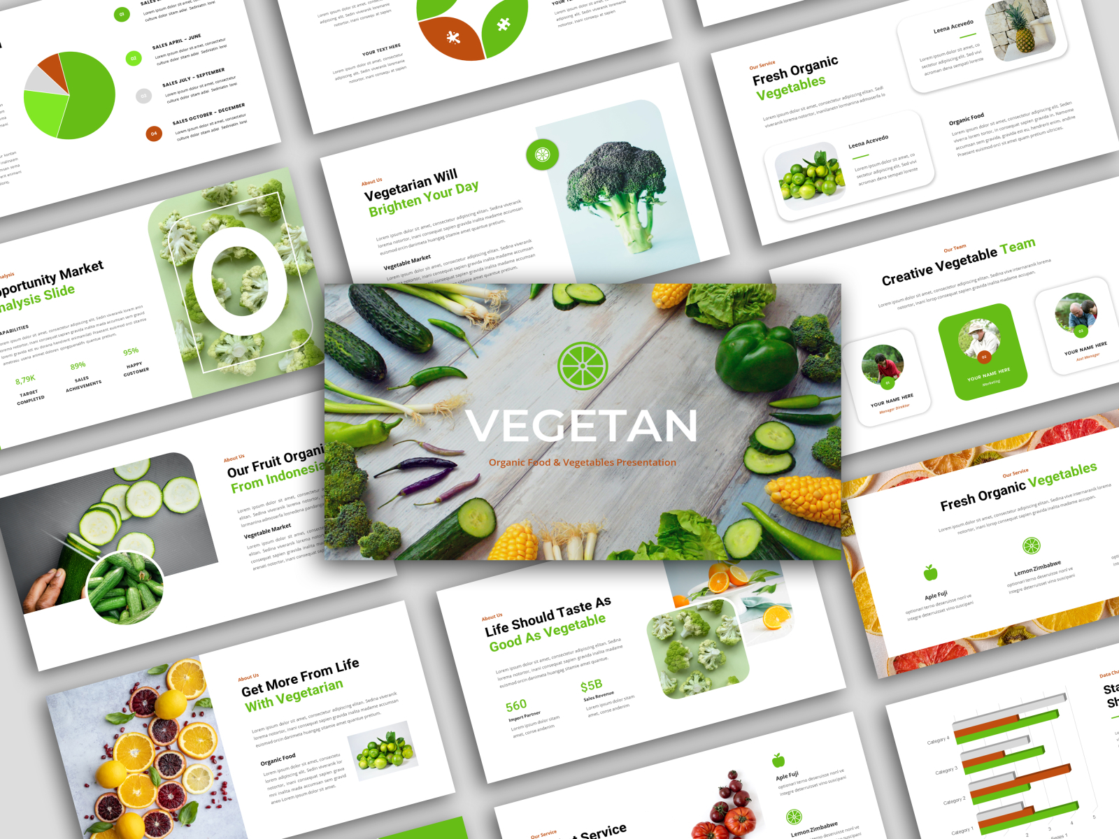 Vegetan - Organic Food & Vegetable Presentation Template by YeenStudio ...