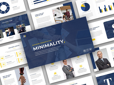 Minimality - Business Presentation Template agency business company company profile corporate creative data report diagram ecommerce elegant entrepreneur finance keynote minimalist modern pitchdeck portfolio powerpoint presentation