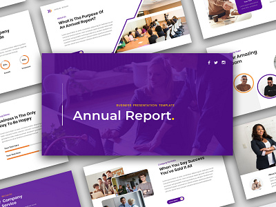 Annual Report - Business Presentation Template