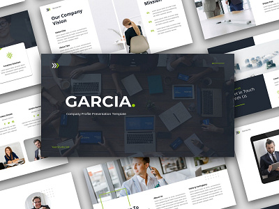 Garcia - Company Profile Presentation Template agency business company company profile corporate creative data report diagram ecommerce elegant entrepreneur excel finance keynote modern pitchdeck portfolio powerpoint presentation