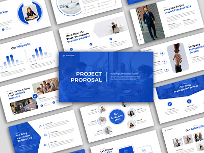 Project Proposal - Business Presentation Template advertisement advertising agency annual report brand identity company profile consulting corporate creative business data analysis digital marketing ecommerce excel finance infographics management personal branding pitchdeck planning