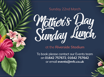 Mothers Day Sunday Lunch