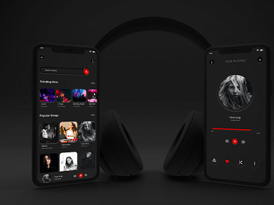 Music App design ui