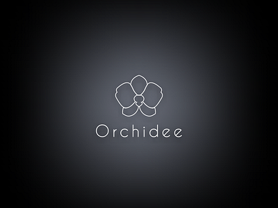 ORCHIDEE LOGO DESIGN branding design elegant graphic design icon illustration illustration design logo logo design logodesign