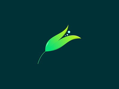 Leaf logo app brand identity branding design icon illustration illustration design logo logo design logodesign