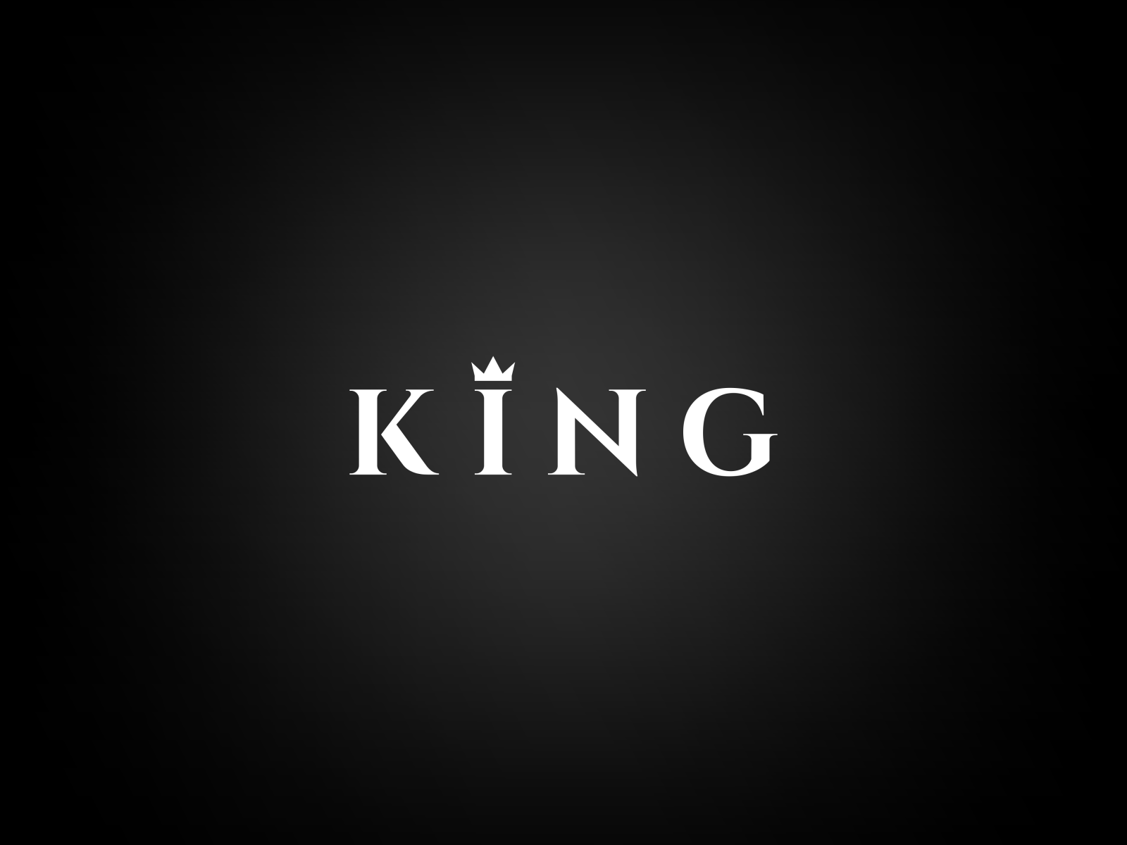KING logo design by imazinator studio on Dribbble