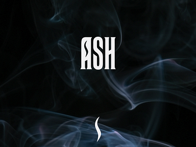 ash and smoke logo brand identity branding design designer graphic design lettermark logo logo design logodesign typography