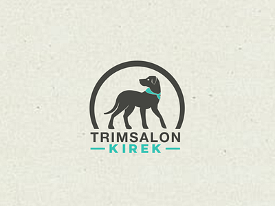 dog grooming logo