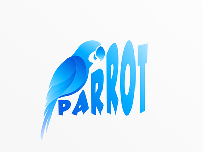 parrot logo brand identity branding design graphic design logo logo design logodesign parrot parrot logo typographi
