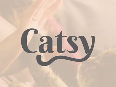 catsy logo brand identity branding cat logo cat typographi catsy catsy logo design graphic design logo logo design logodesign