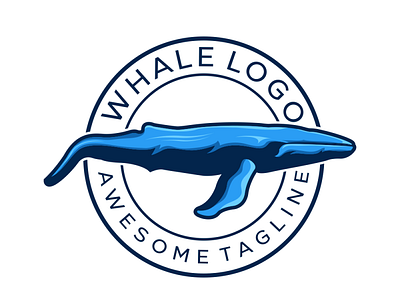 whale logo badge logo badge whale logo brand identity branding design graphic design logo logo design logodesign vintage whale logo whale whale logo