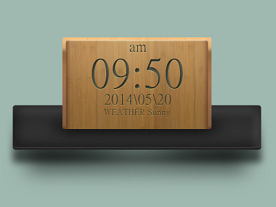 Bamboo Clock