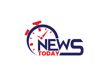 News Today Logo channel logo design graphic design illustration logo logo design news today typography vector youtube channel youtube channel logo
