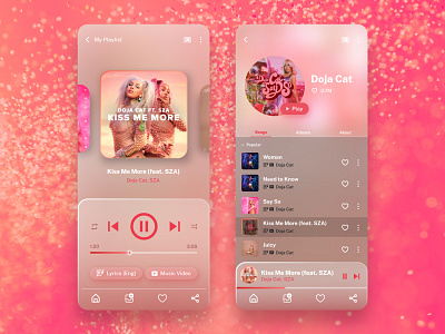 Daily UI #009 Music Player Design app app icon challenge dailyui design design challenge graphic design mobile music app music player player ui ui design ux ux design