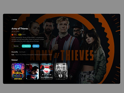 Streaming Website UI 2 app design graphic design movies series stream streaming ui webdesign website
