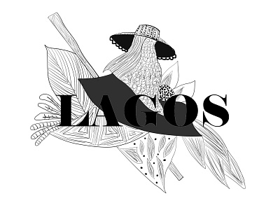 Lagos design illustration lagos typography