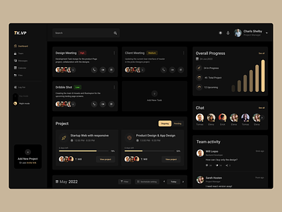Project management app dashboard dashboardproject management design project management task task dashboard task management ui ui designe