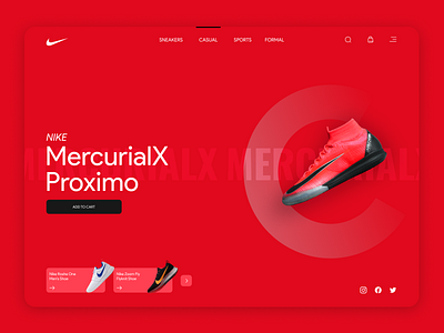 NIKE Landing page